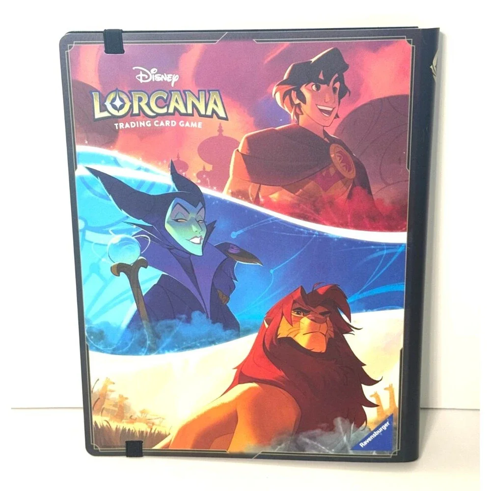 Disney Lorcana TCG 9 Pocket Portfolio Ravensburger Mickey Moana Simba Binder